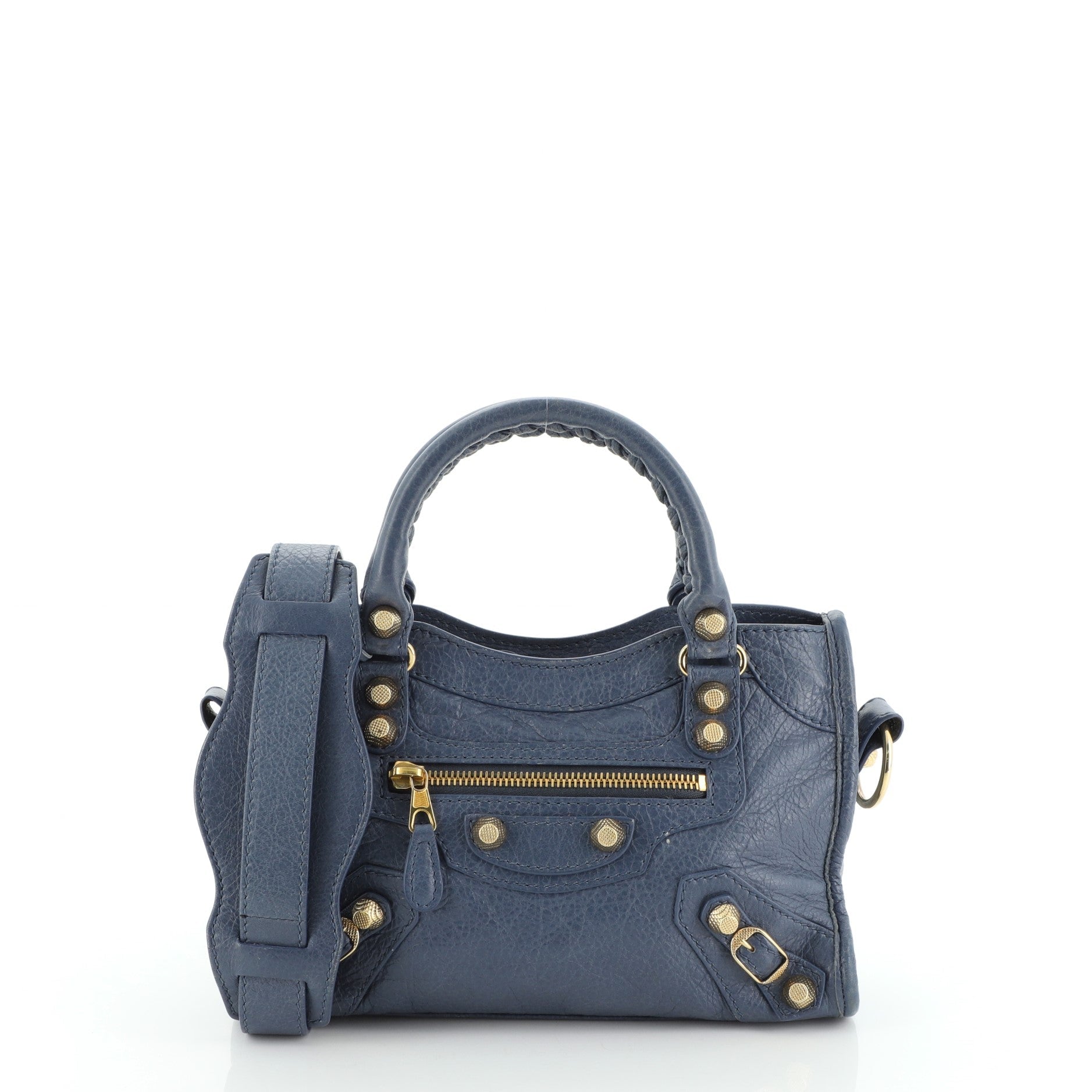 City Giant Studs Bag Leather Mini