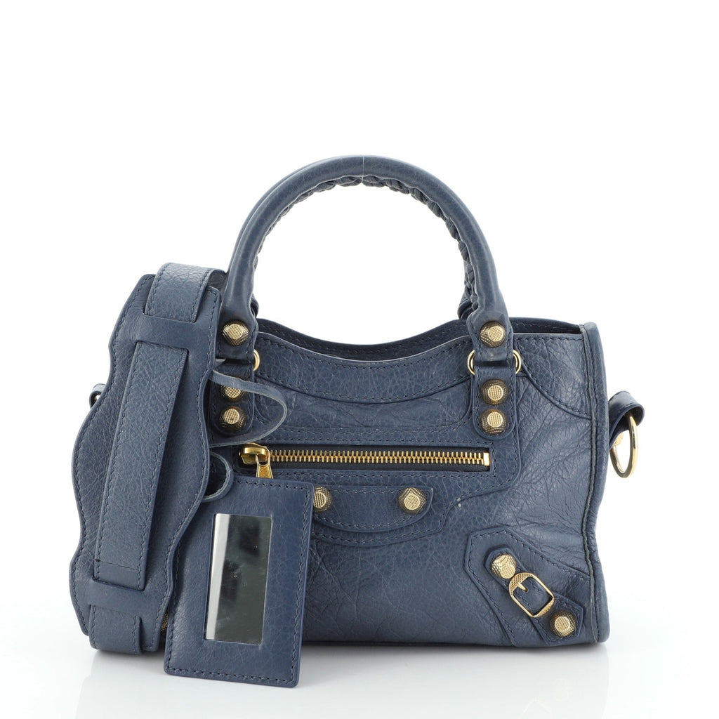 City Giant Studs Bag Leather Mini