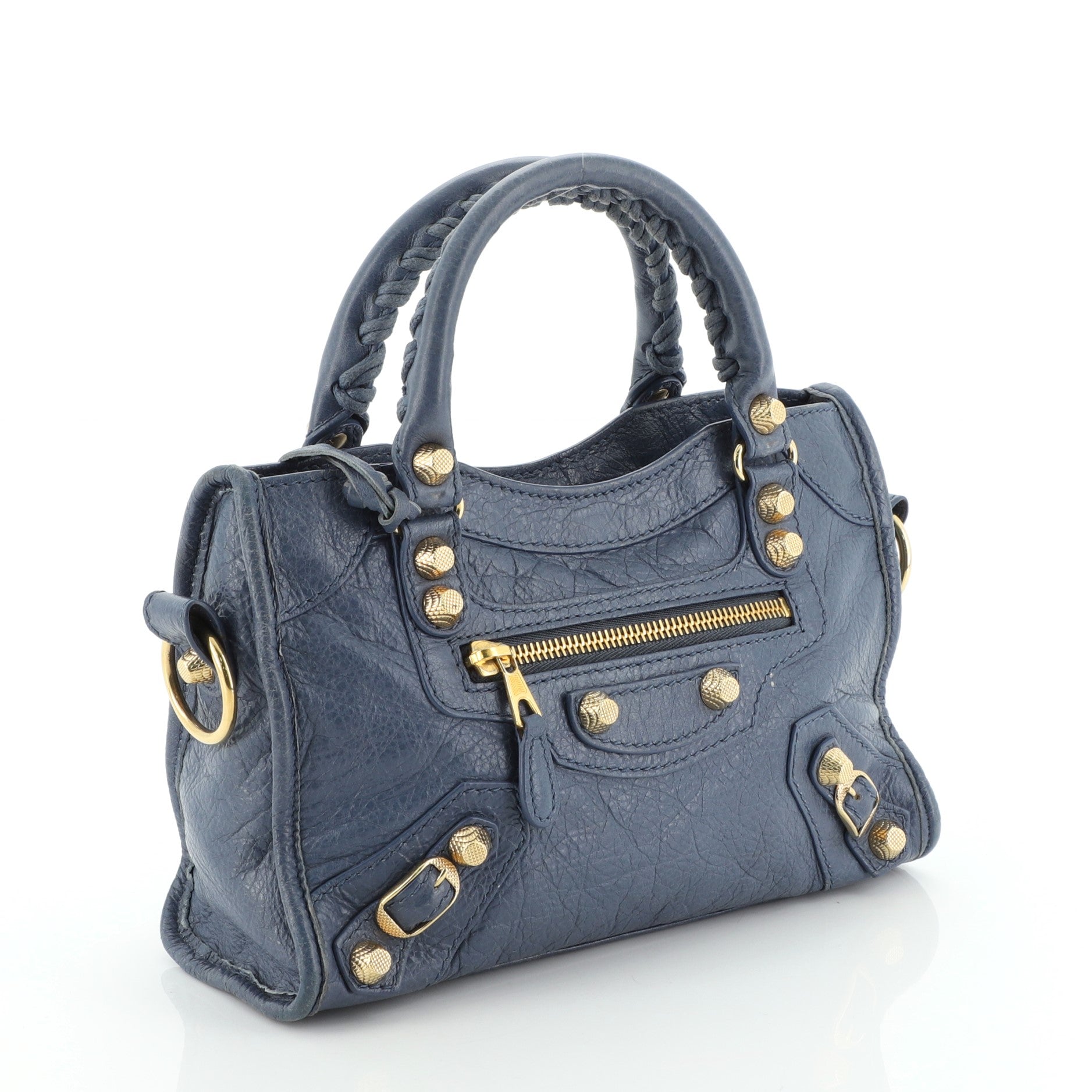 City Giant Studs Bag Leather Mini