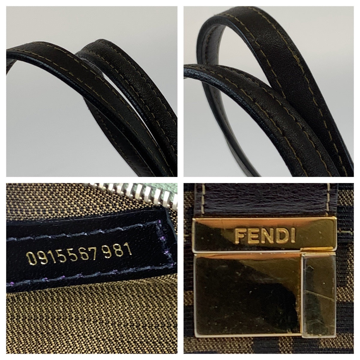 Fendi Zucca Canvas 2way Bag