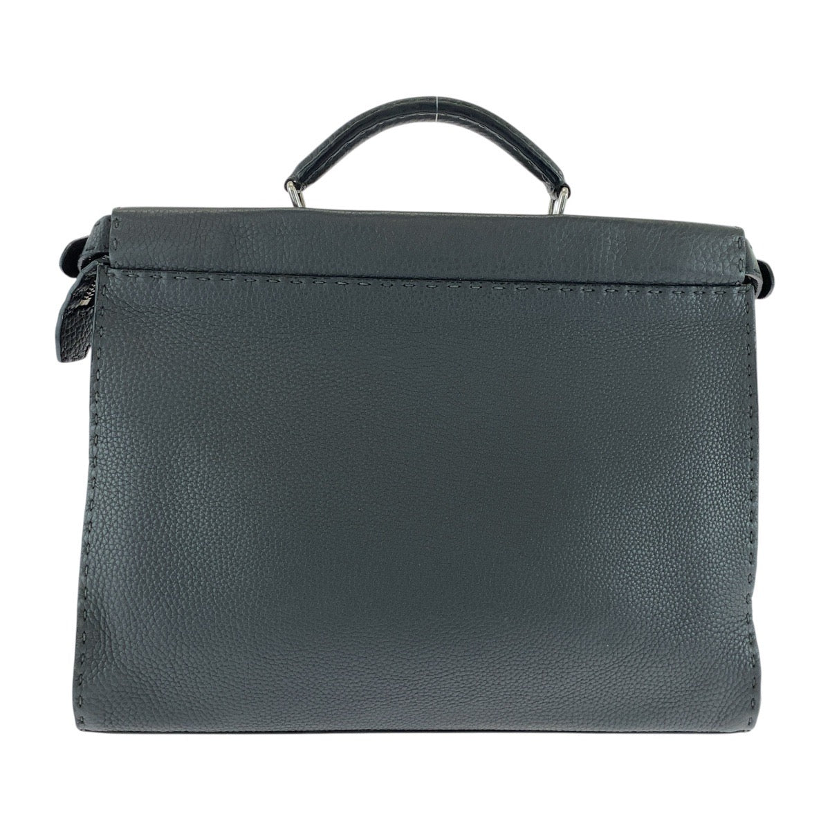 Fendi Peekaboo Selleria Leather Briefcase