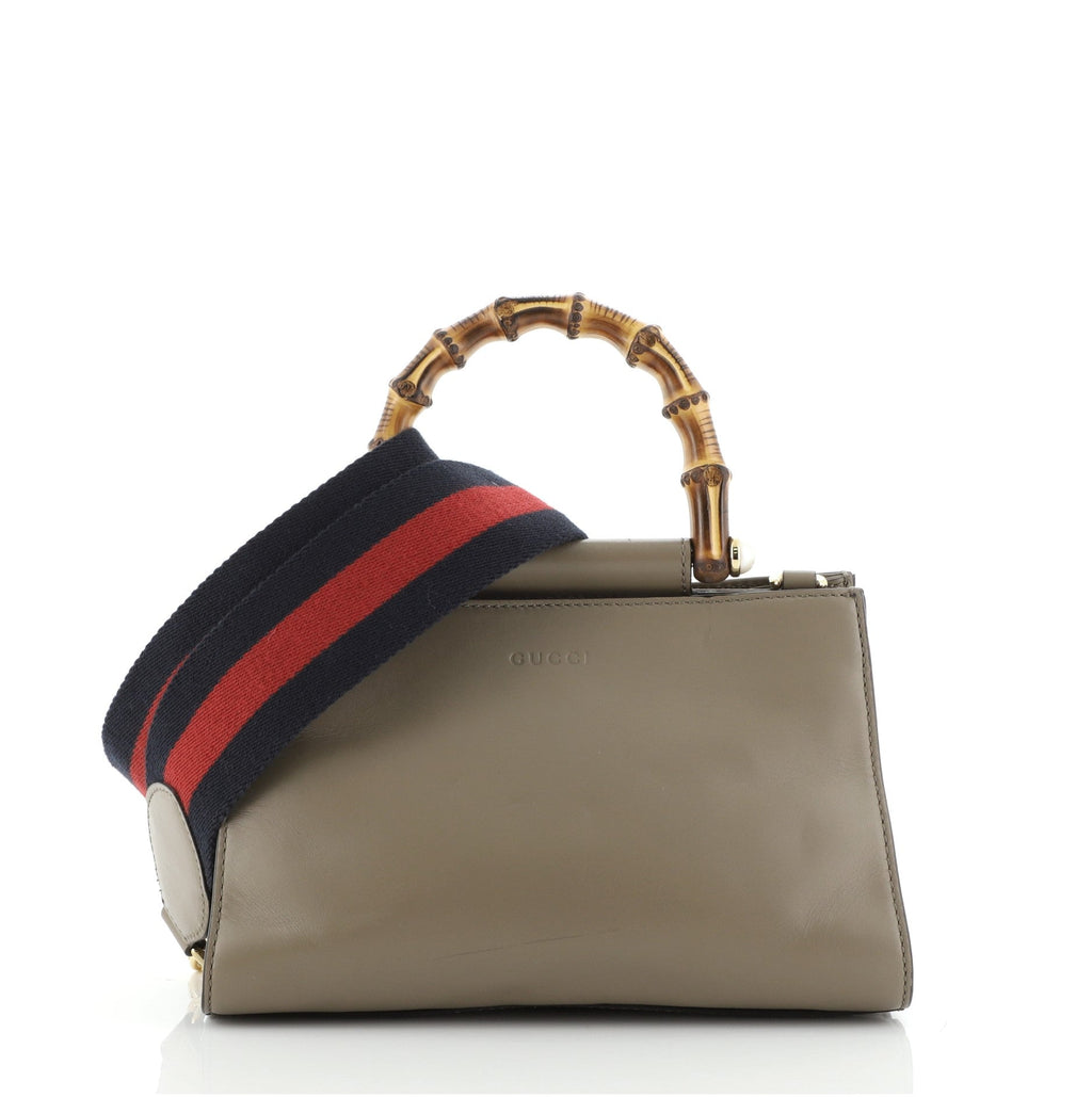 Nymphaea Top Handle Bag Leather Mini