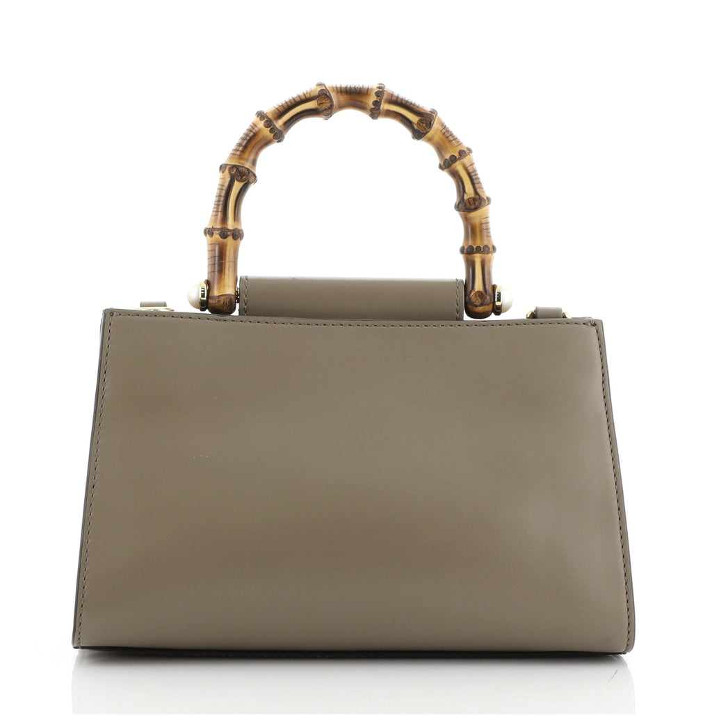 Nymphaea Top Handle Bag Leather Mini