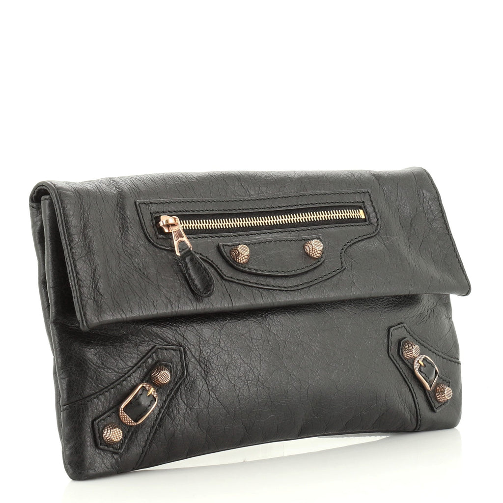 Envelope Clutch Classic Studs Leather