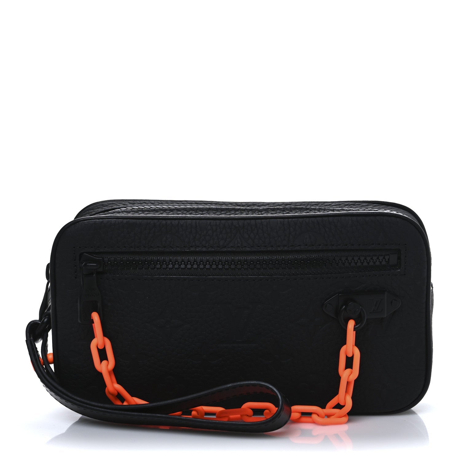 Taurillon Monogram Uniformes Solar Ray Soft Pochette Volga Black