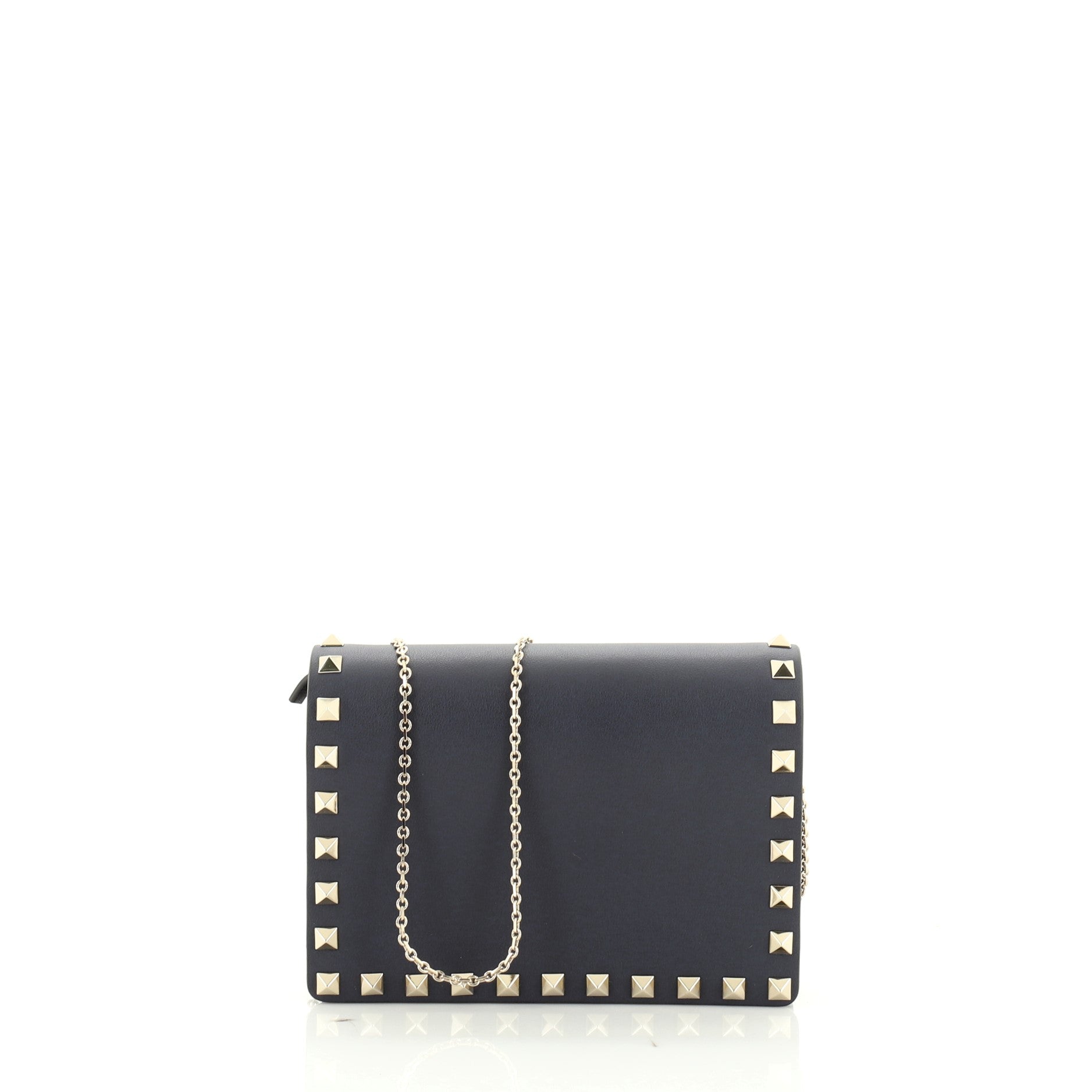 Rockstud Pouch Crossbody Bag Leather Mini