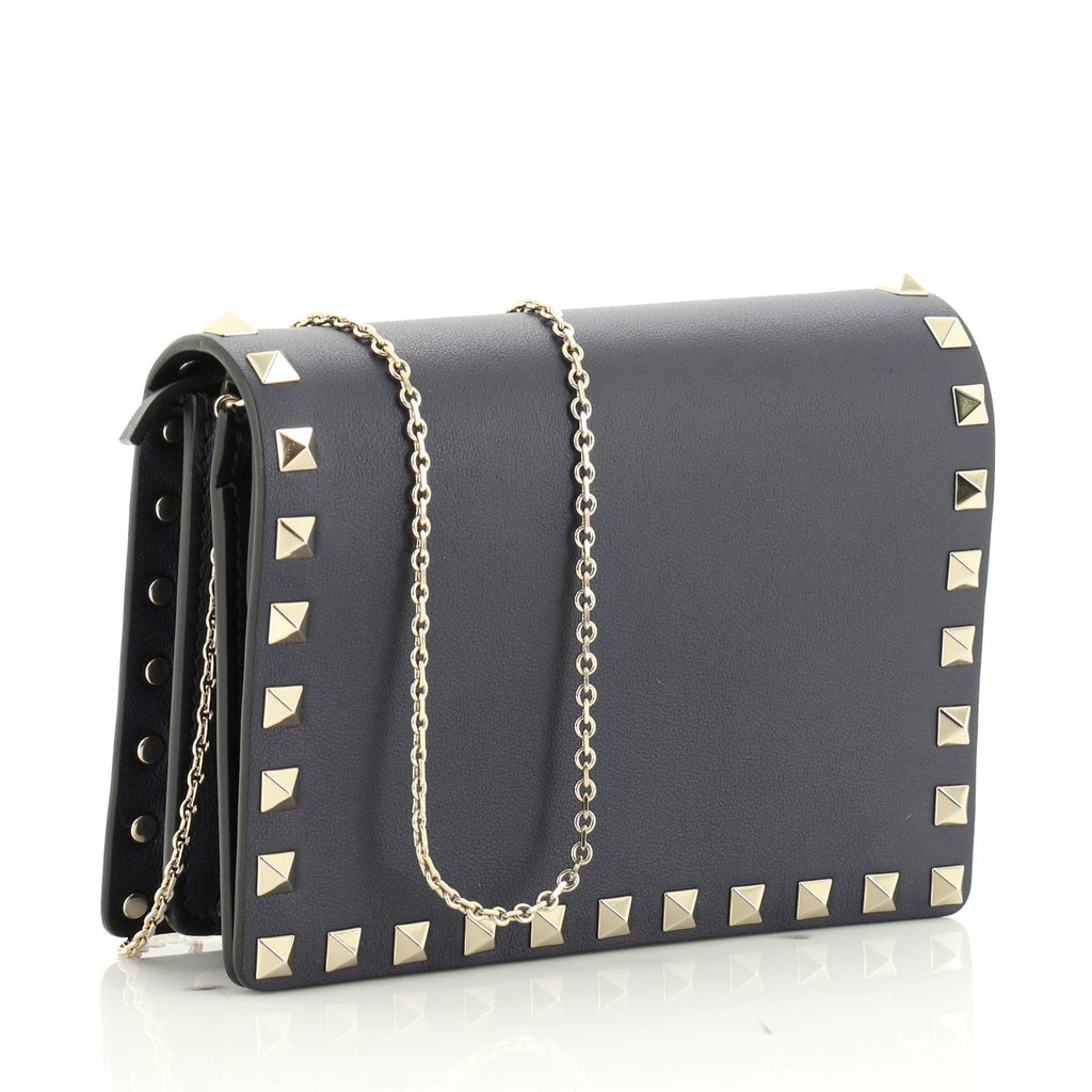 Rockstud Pouch Crossbody Bag Leather Mini