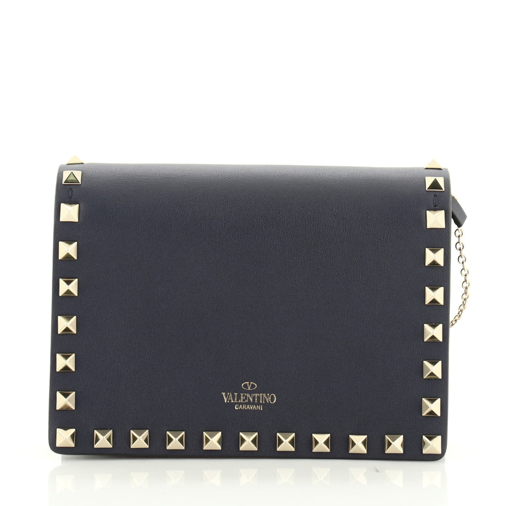 Rockstud Pouch Crossbody Bag Leather Mini