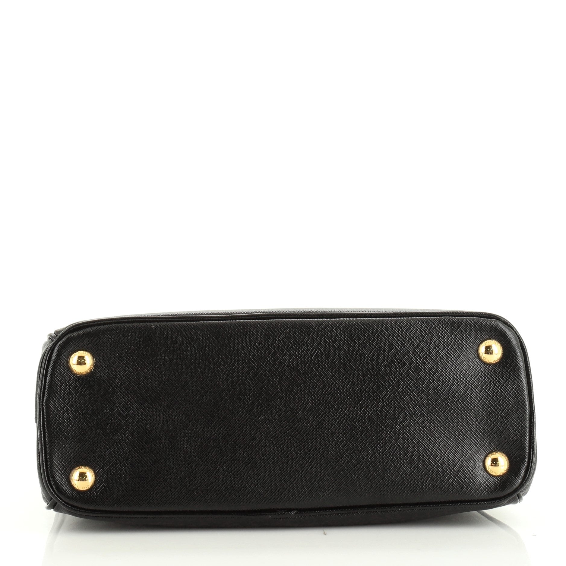 Double Zip Lux Tote Saffiano Leather Mini