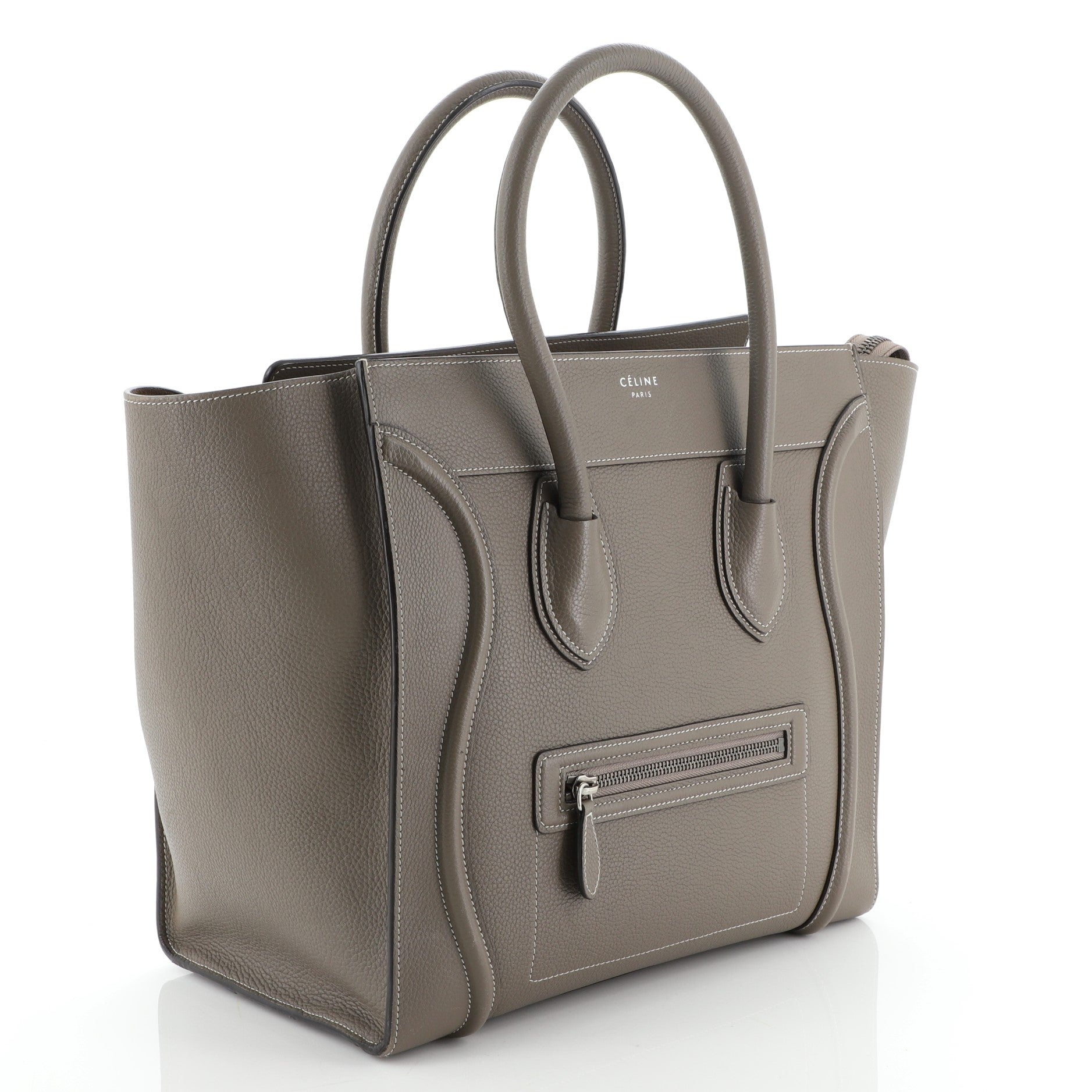 Luggage Bag Grainy Leather Mini