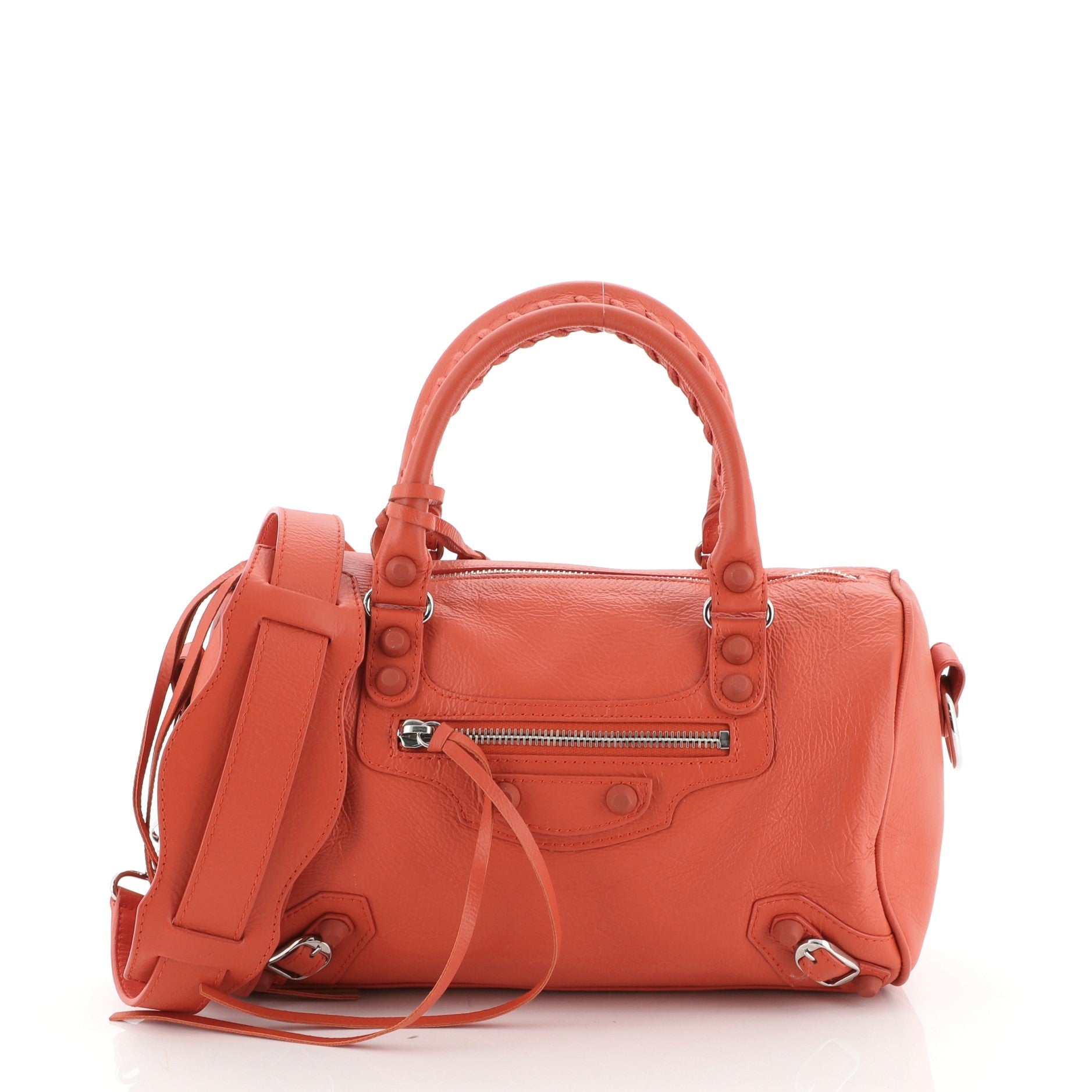 Twiggy Covered Giant Studs Bag Leather Mini
