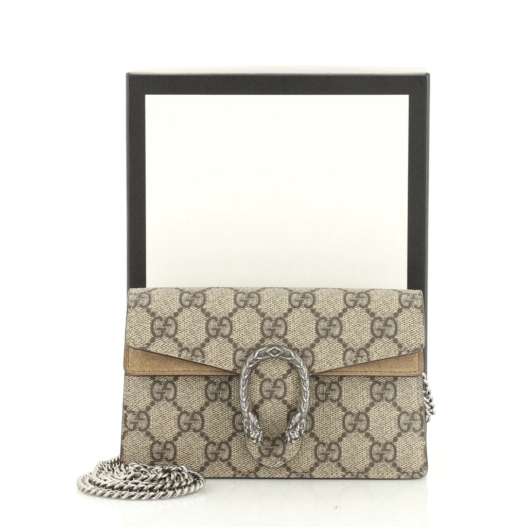 Dionysus Bag GG Coated Canvas Super Mini