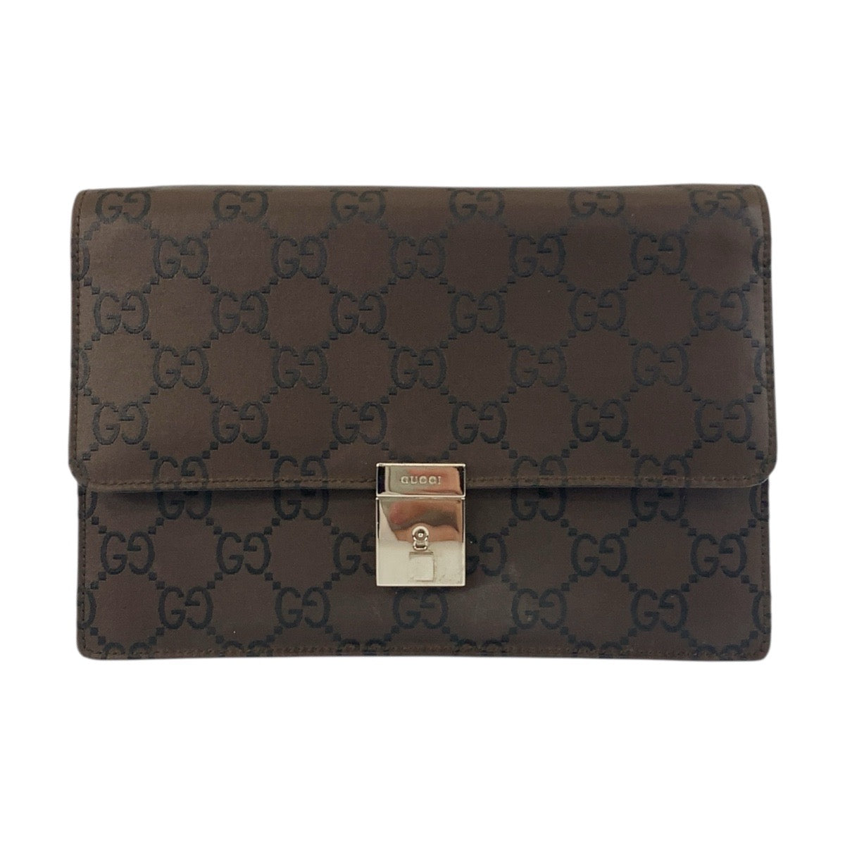Gucci GG Pattern Nylon Clutch Bag