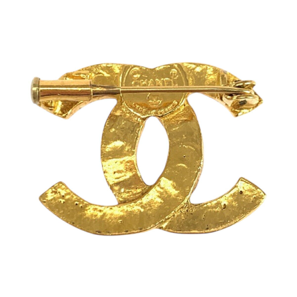 Chanel Coco Mark Rhinestone Brooch