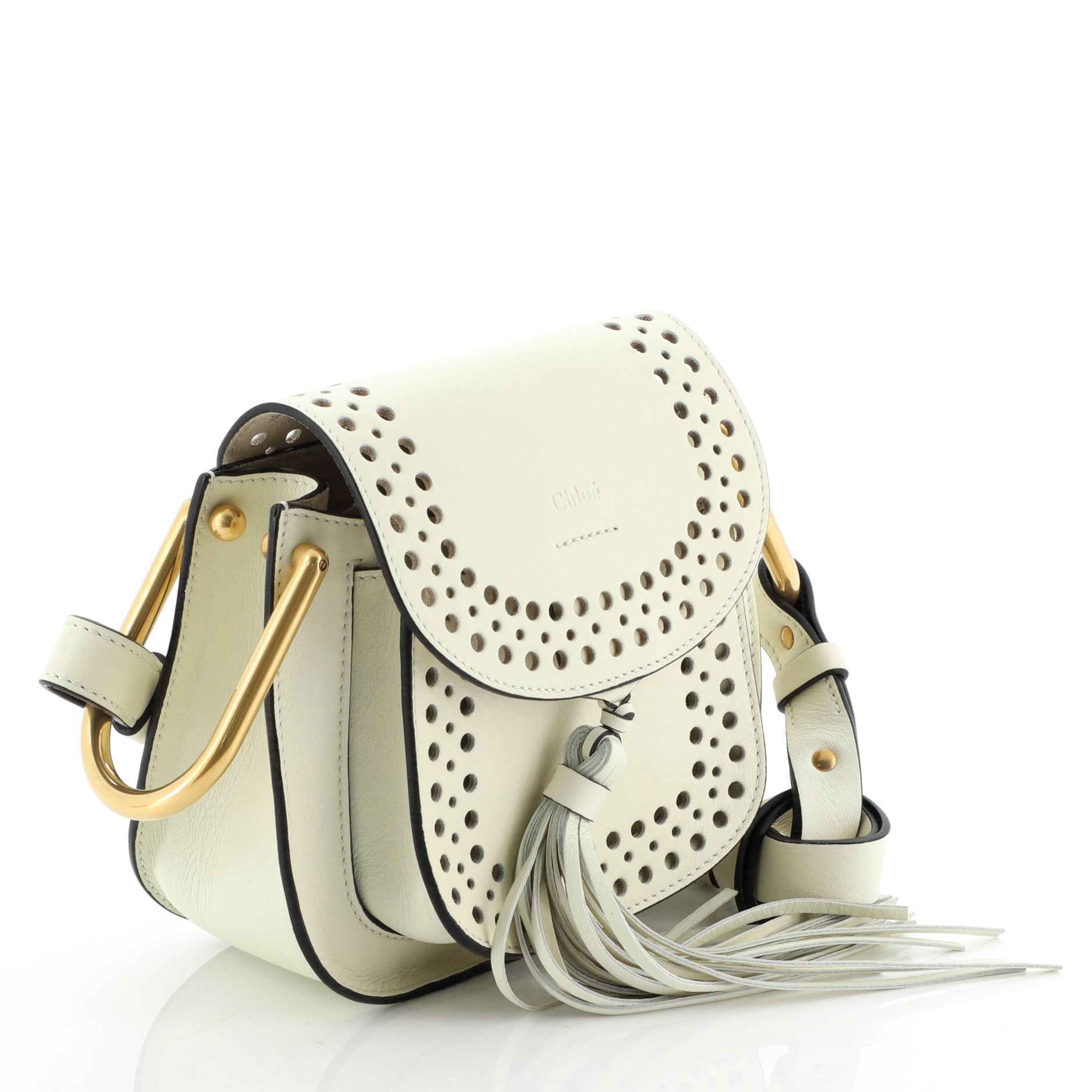 Hudson Handbag Perforated Leather Mini