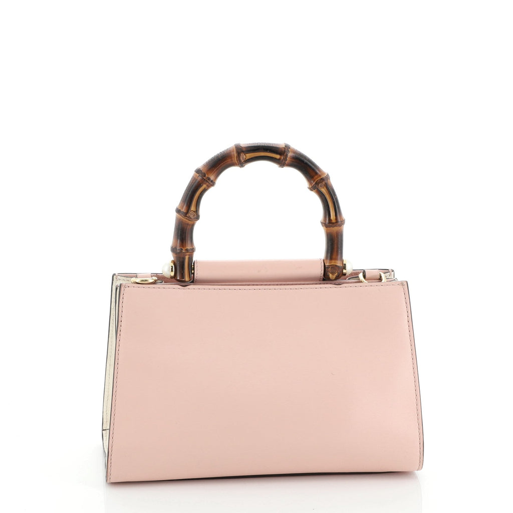 Nymphaea Top Handle Bag Leather Mini