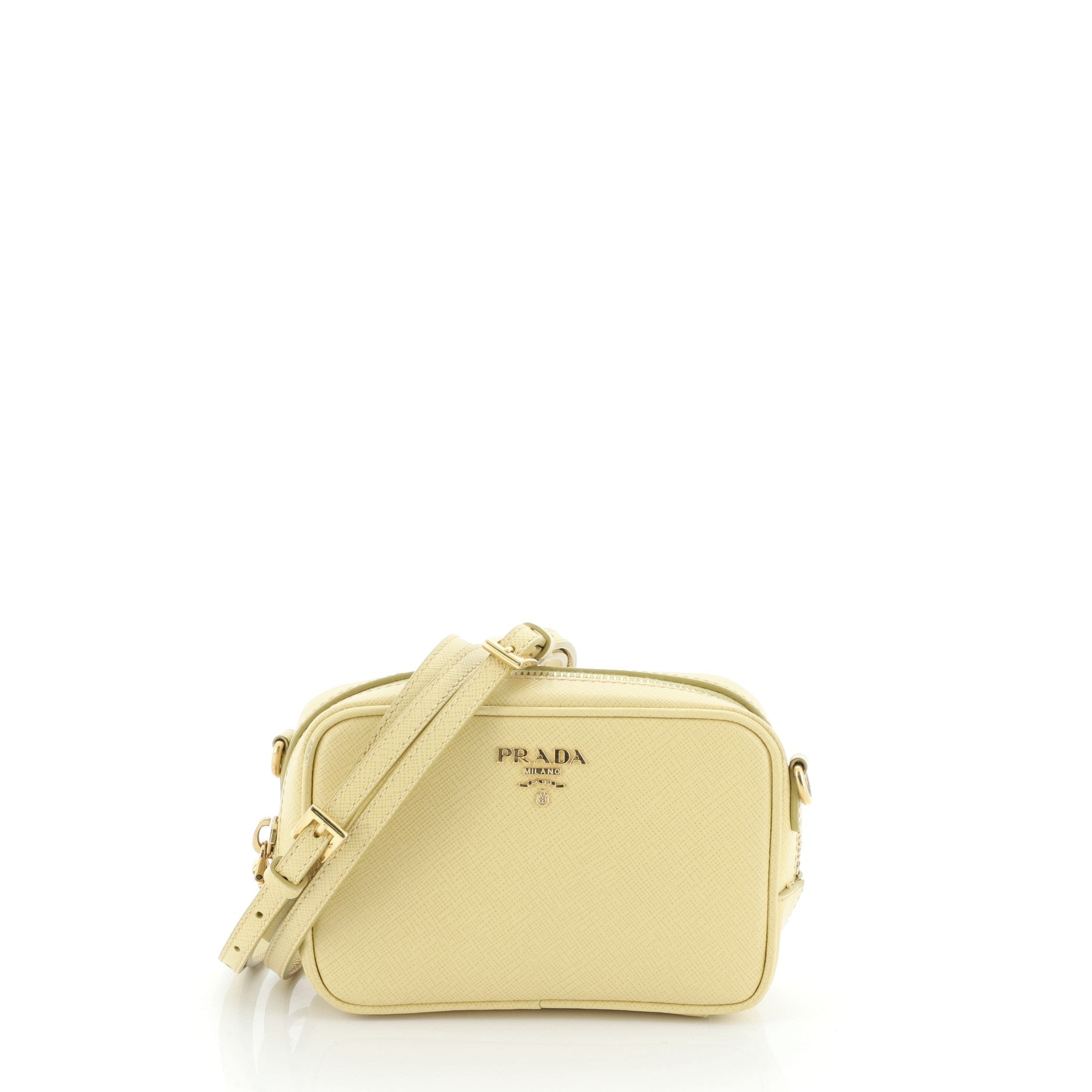 Zip Crossbody Bag Saffiano Leather Mini