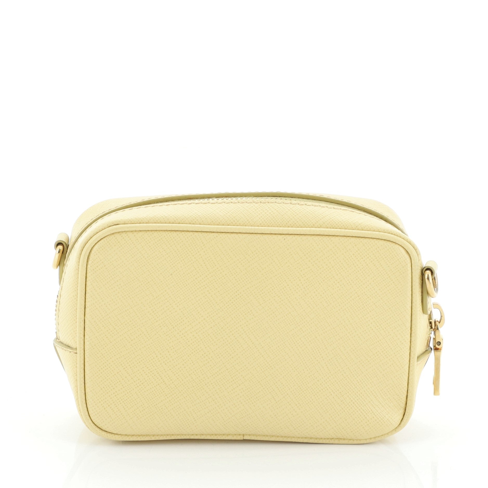 Zip Crossbody Bag Saffiano Leather Mini