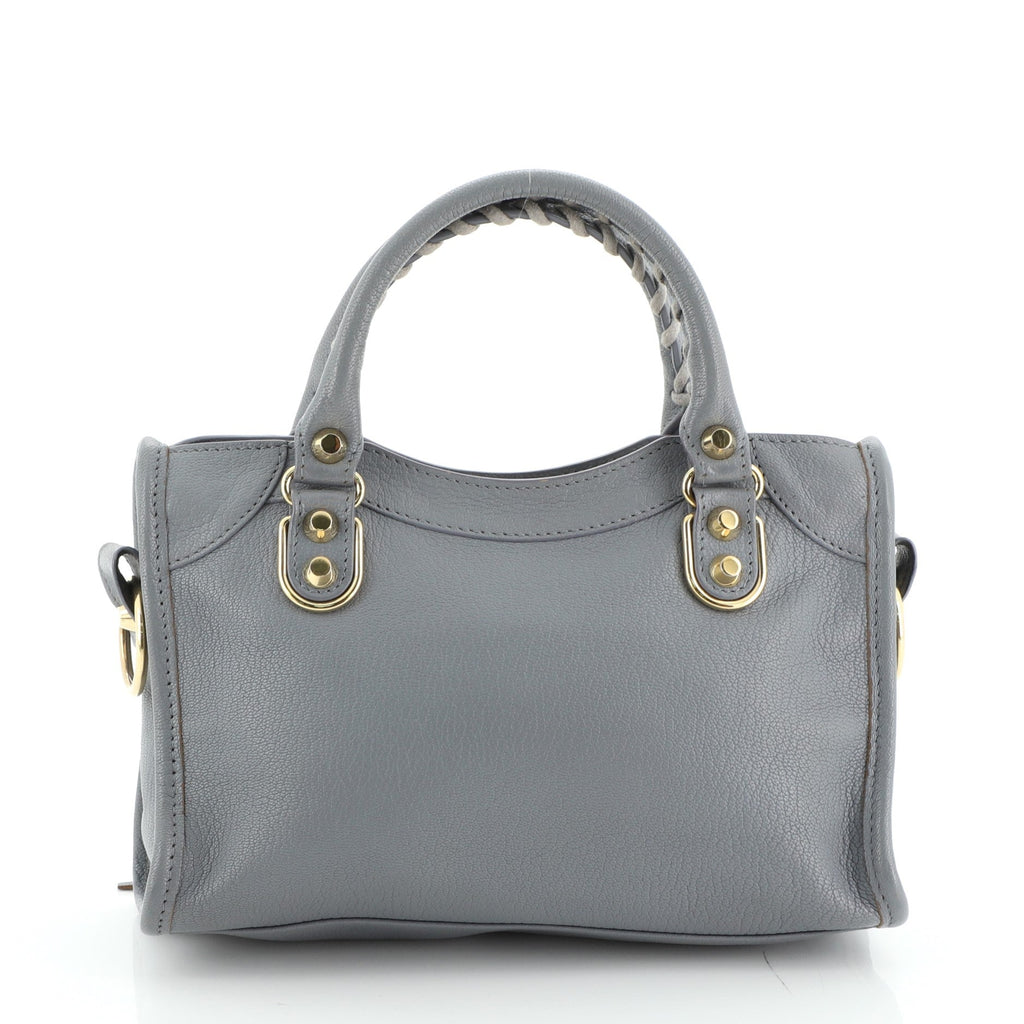 City Classic Metallic Edge Bag Leather Mini
