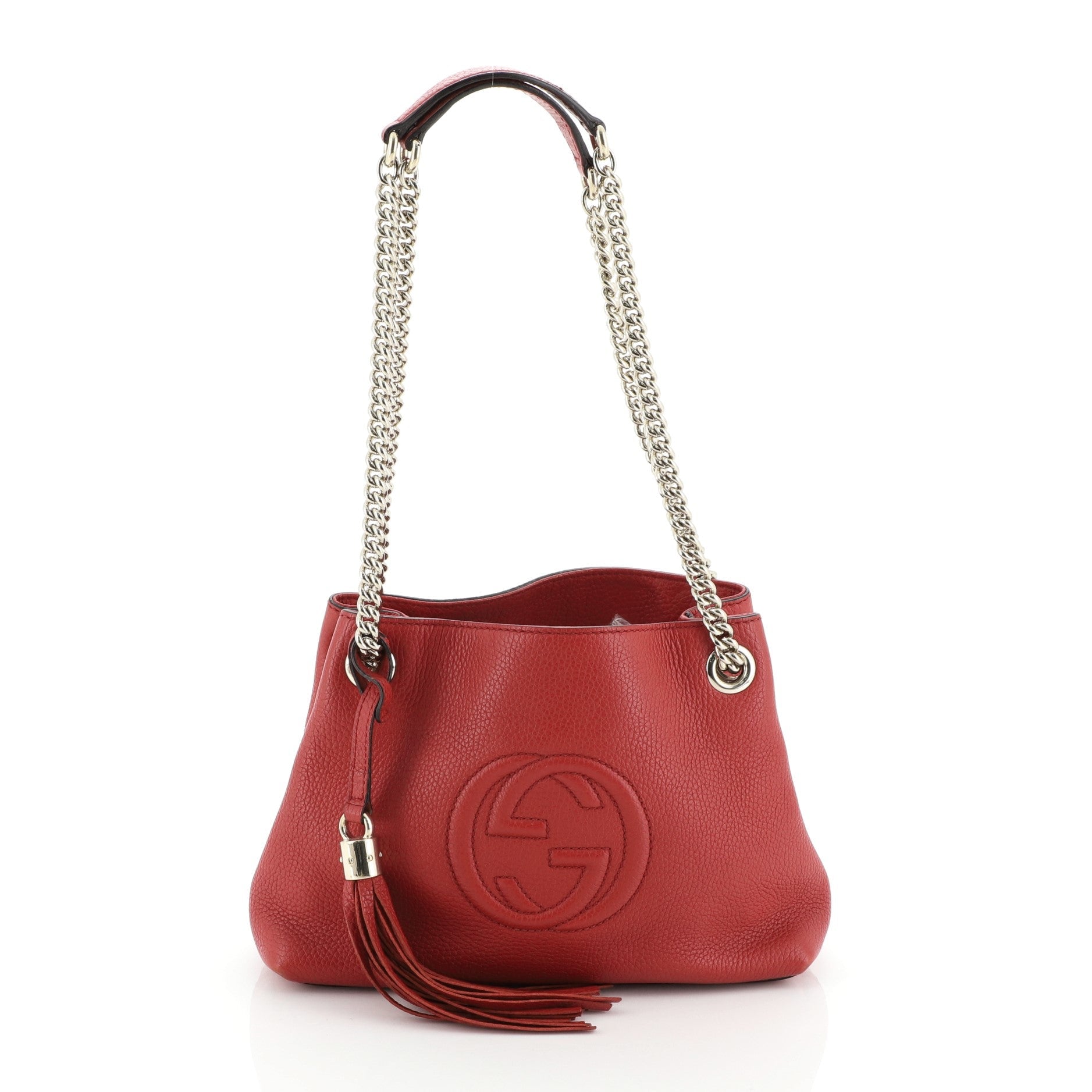 Soho Chain Strap Shoulder Bag Leather Mini