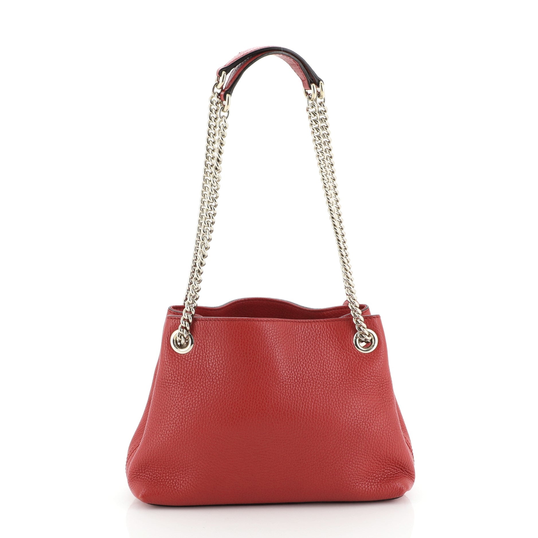 Soho Chain Strap Shoulder Bag Leather Mini