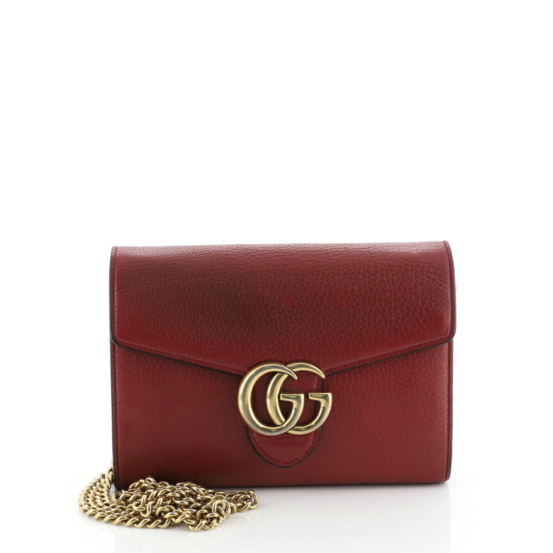 GG Marmont Chain Wallet Leather Mini