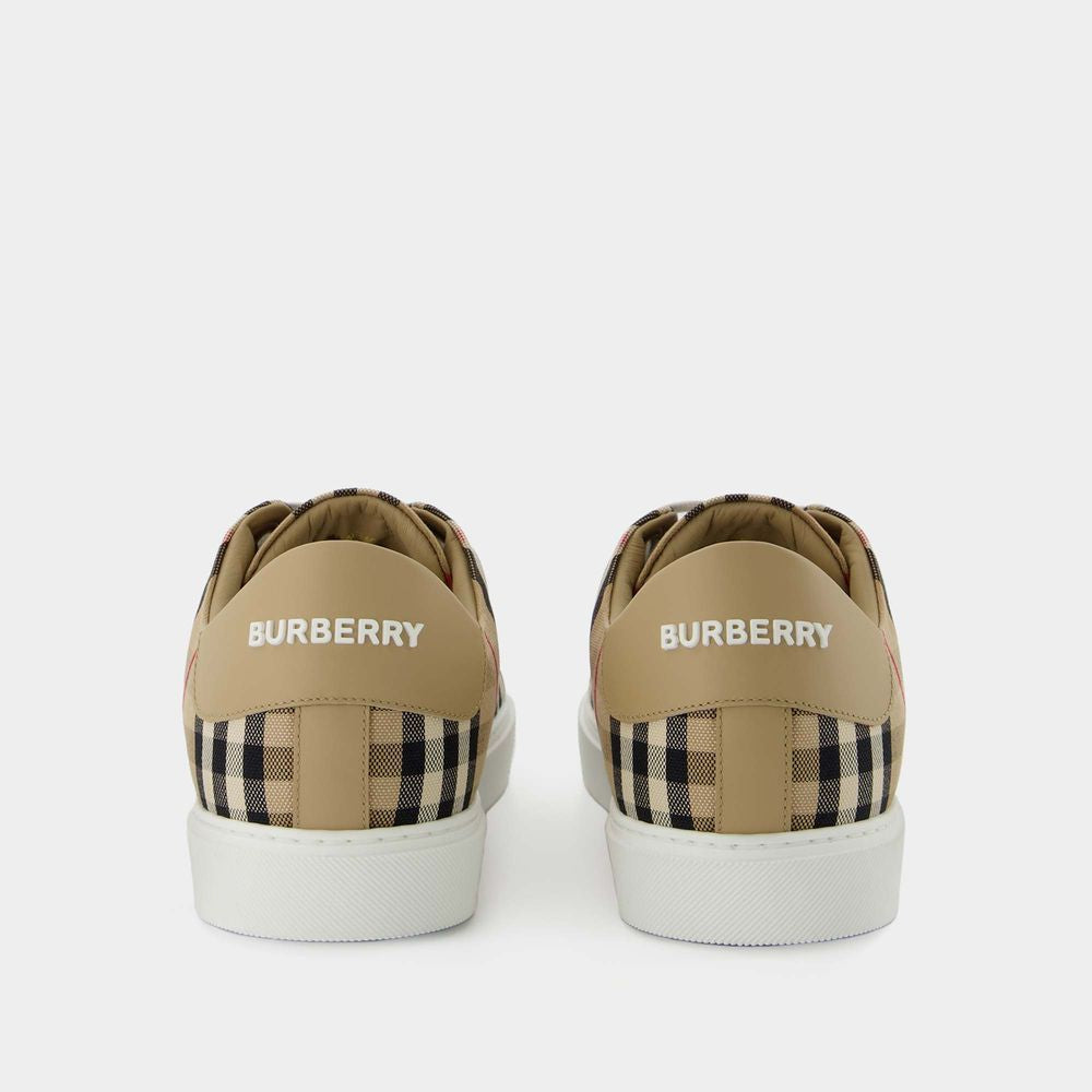 Lf Tnr Newalbridge Lchk Sneakers - Burberry - Beige - Cotton
