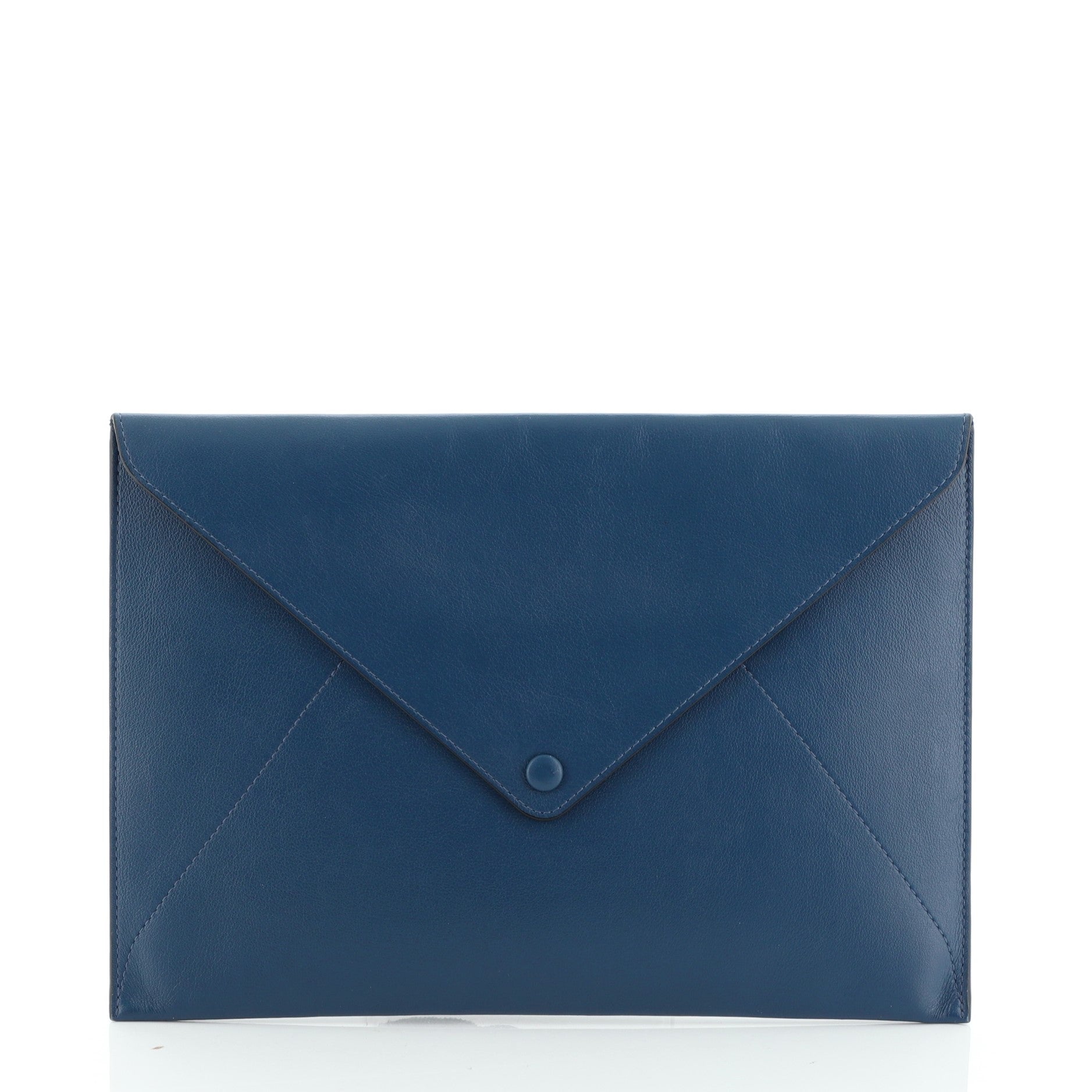 Envelope Clutch Printed Leather Medium