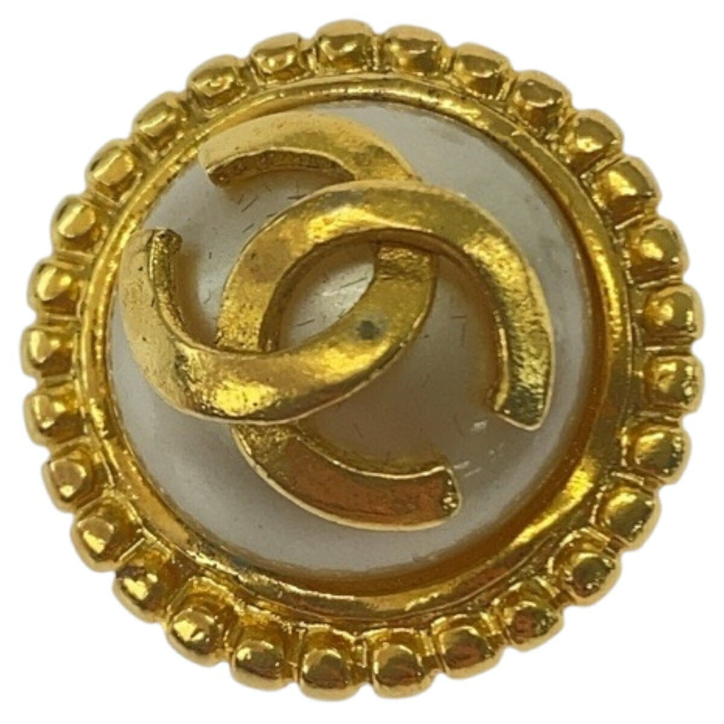 Chanel Coco Mark Faux Pearl Earrings