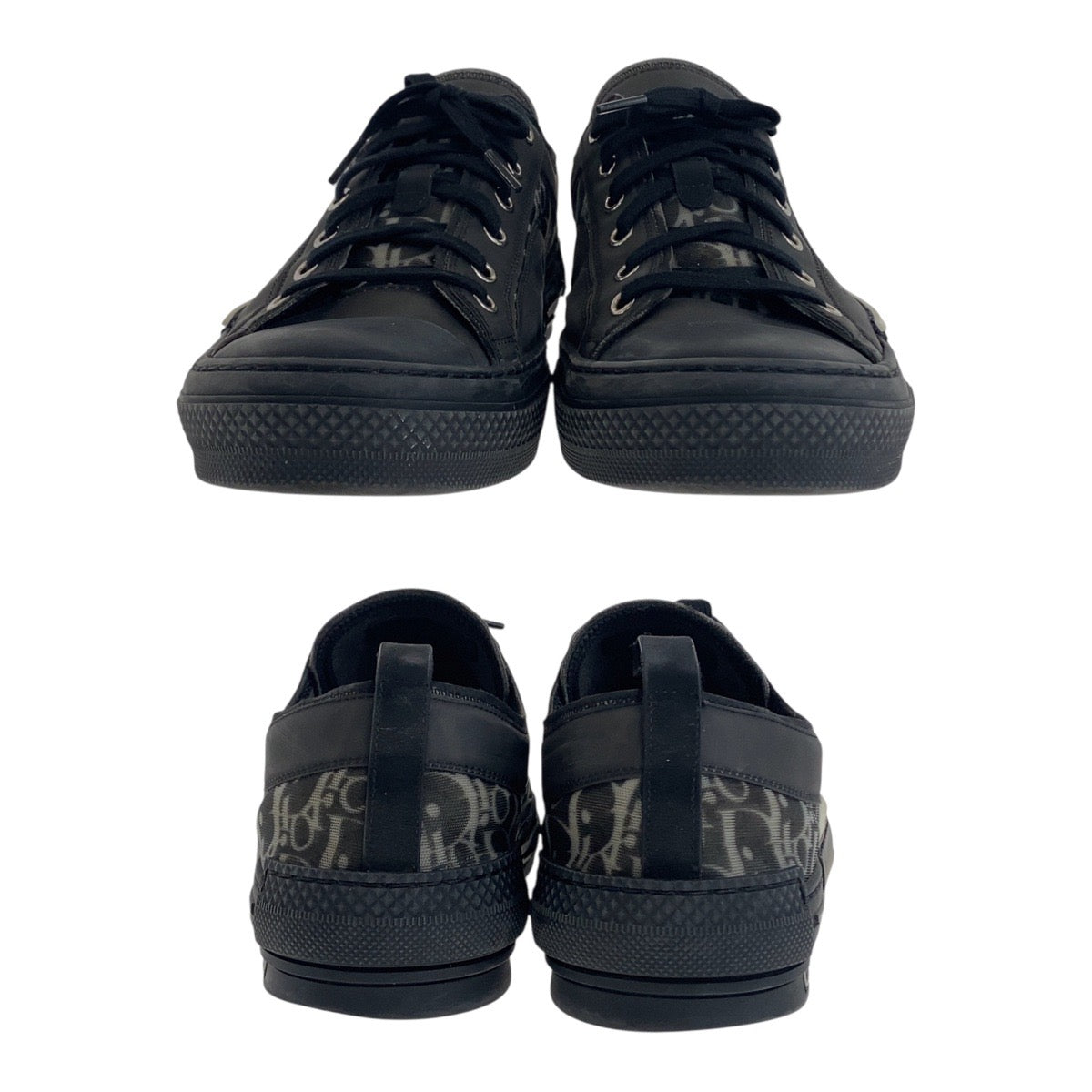 Dior Oblique Nylon Rubber Low-top Sneakers