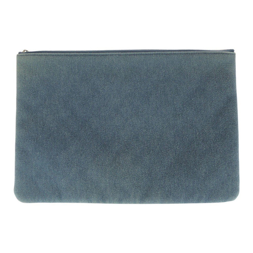 Chanel Deauville Sequin Denim Clutch Bag