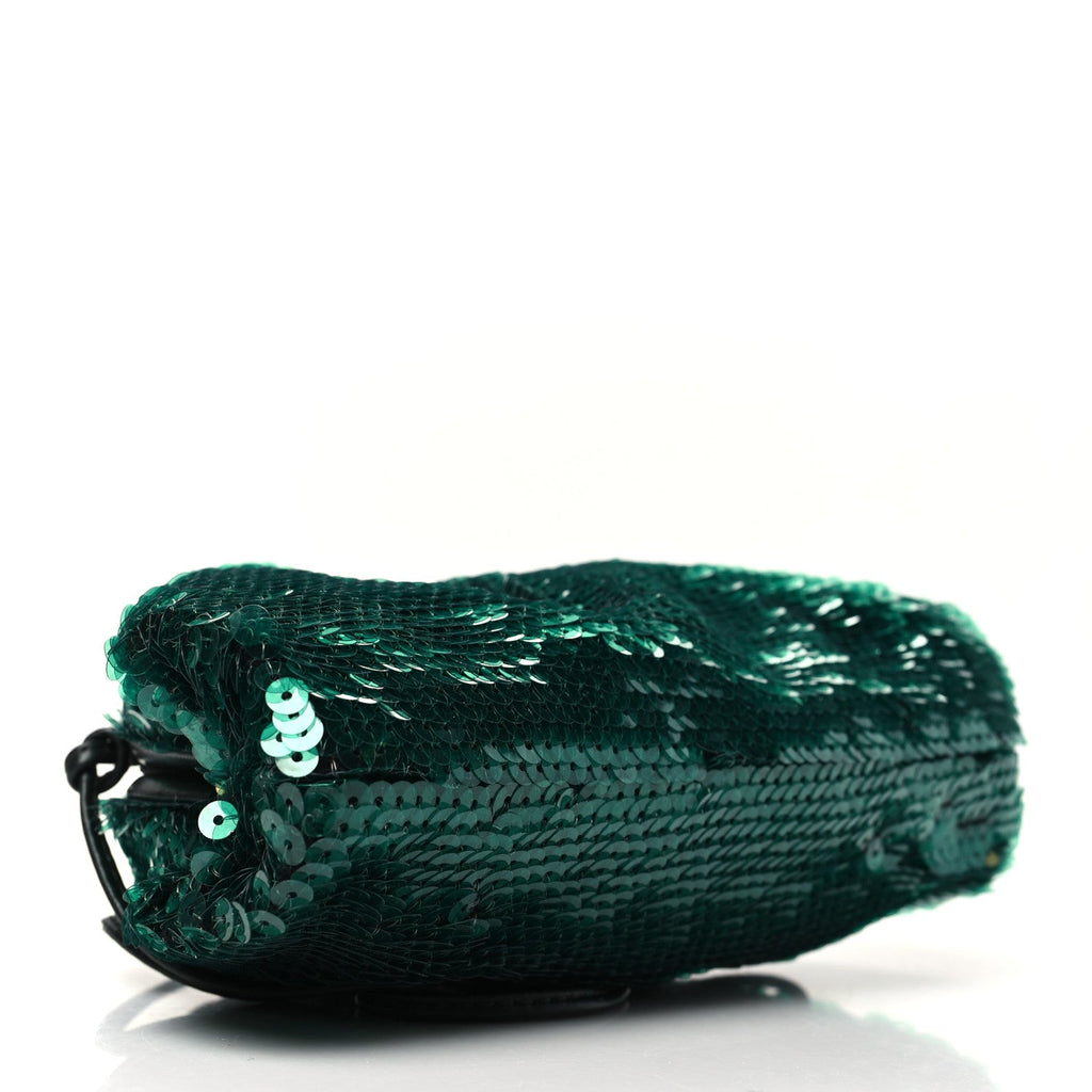 Sequin The Mini Pouch Green