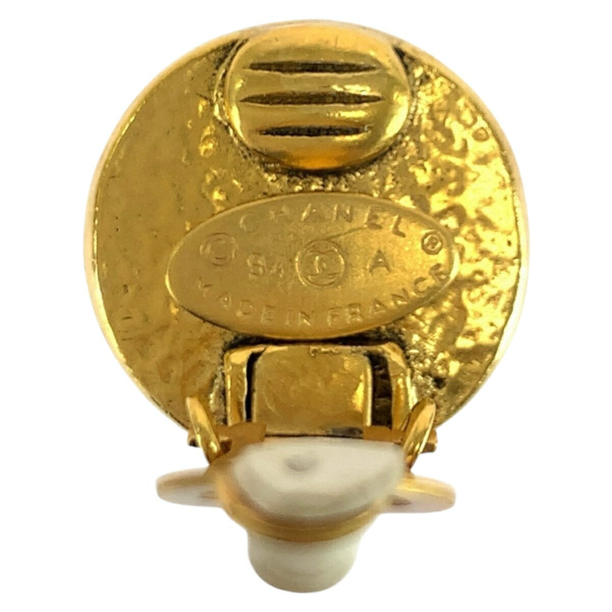 Chanel Coco Mark Faux Pearl Earrings