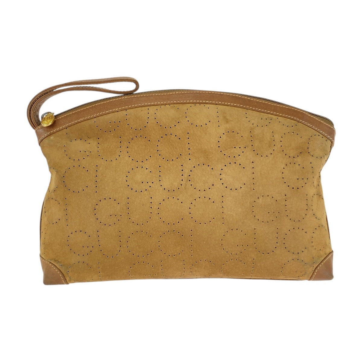 Gucci Suede Leather Clutch Bag