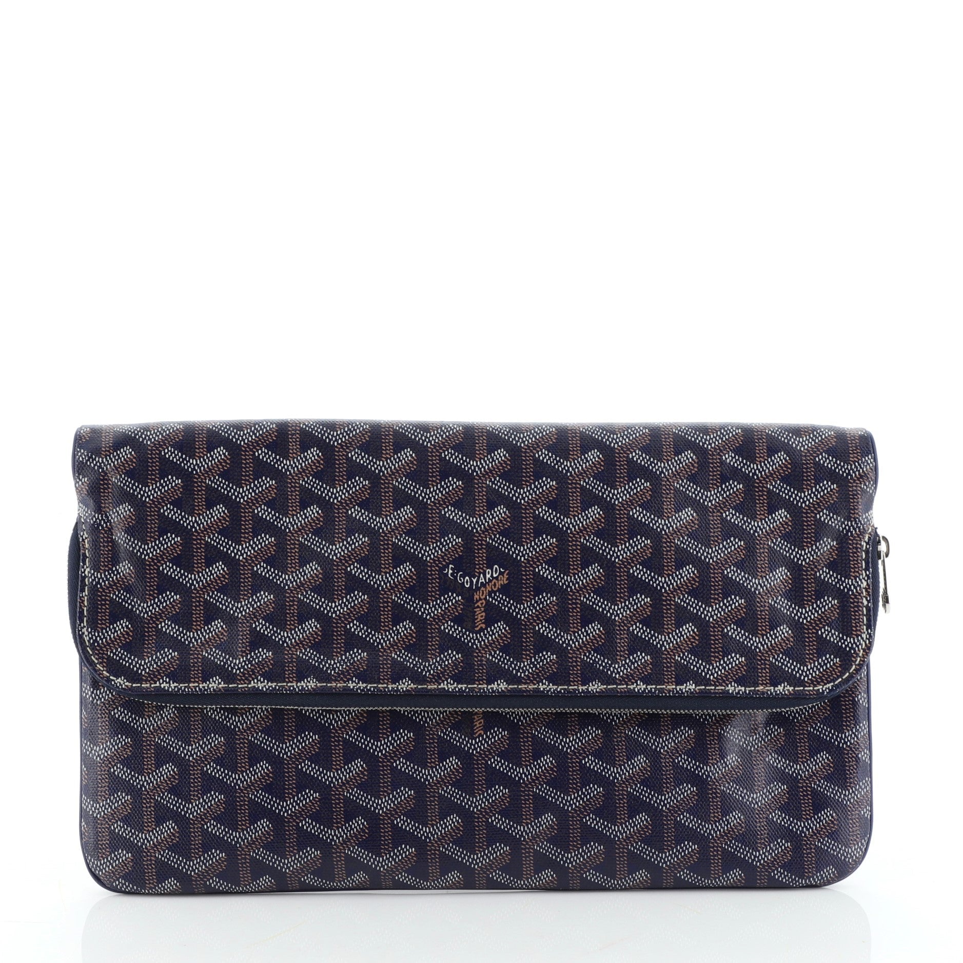 Saint Marie Clutch Coated Canvas