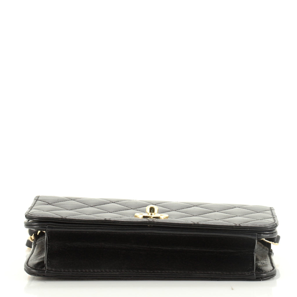 Vintage Full Flap Bag Quilted Lambskin Mini