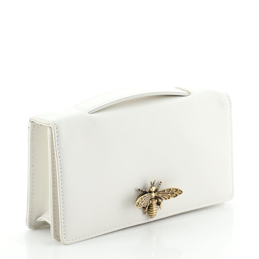 Bee Clutch Leather