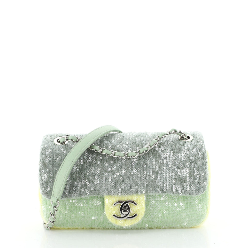 Waterfall CC Flap Bag Sequins Mini
