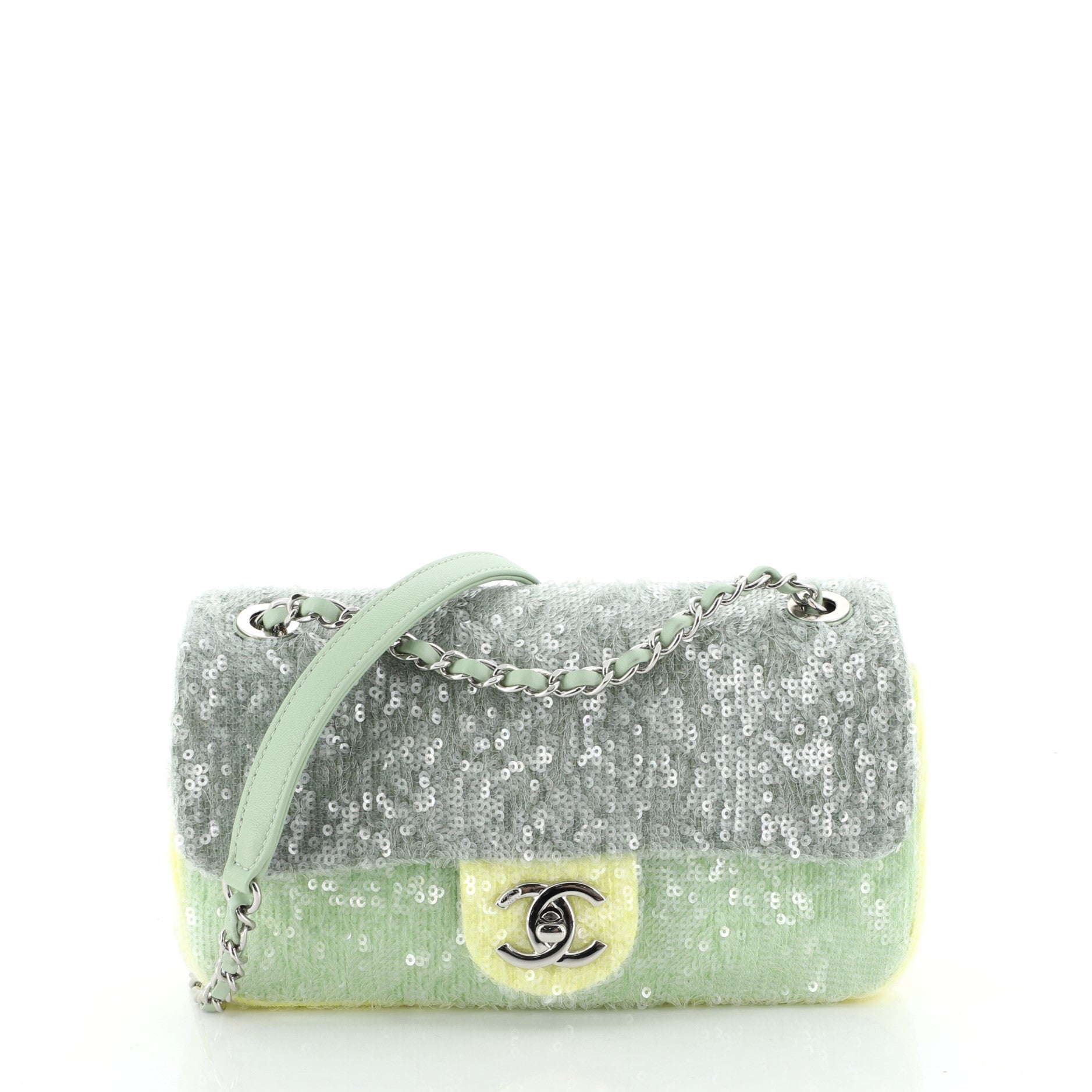 Waterfall CC Flap Bag Sequins Mini