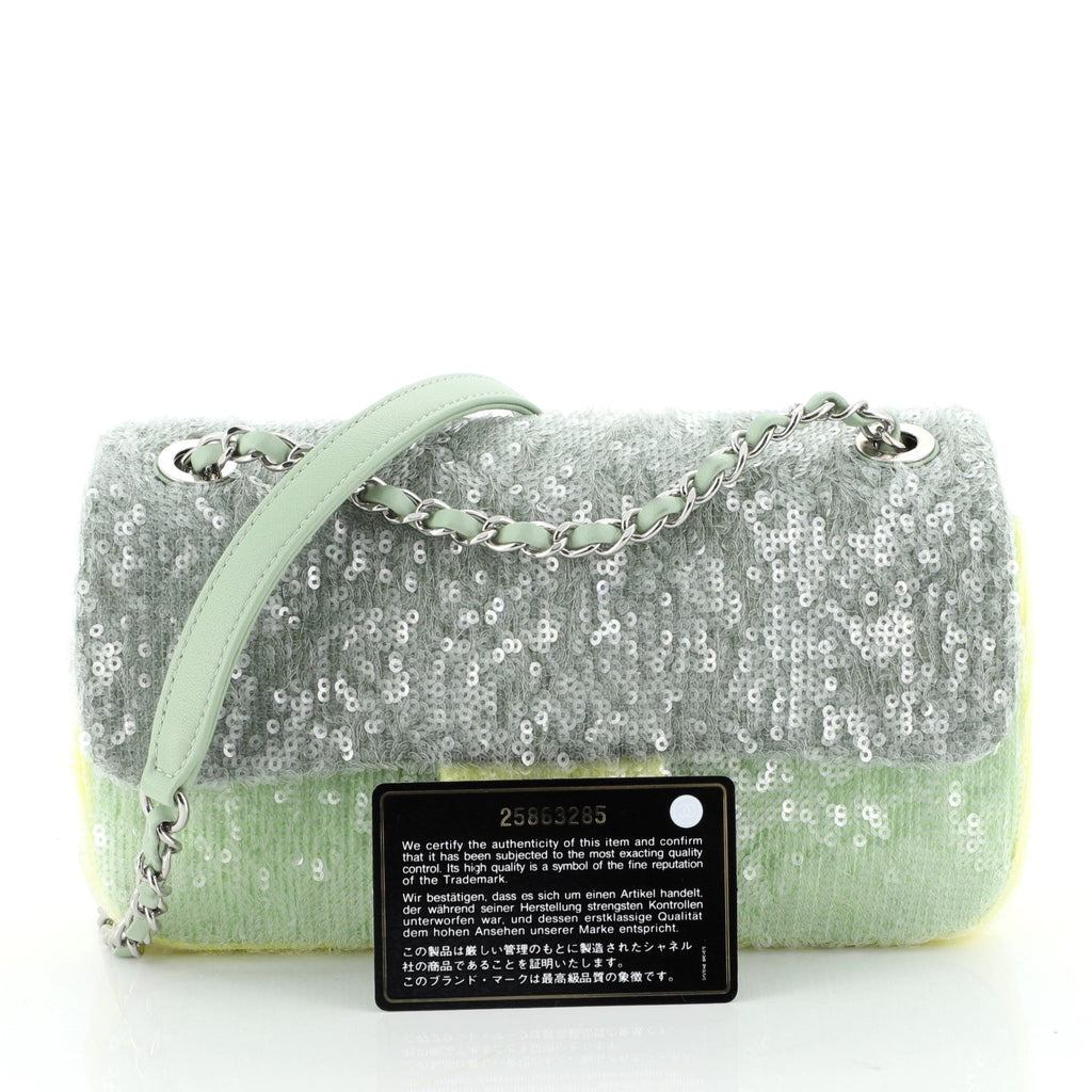 Waterfall CC Flap Bag Sequins Mini