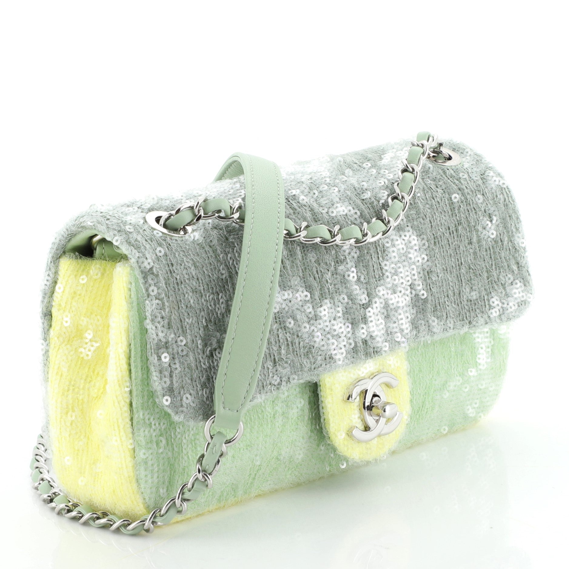Waterfall CC Flap Bag Sequins Mini