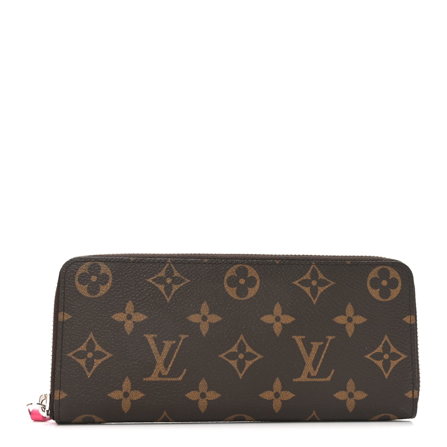 Monogram Clemence Wallet Fuchsia
