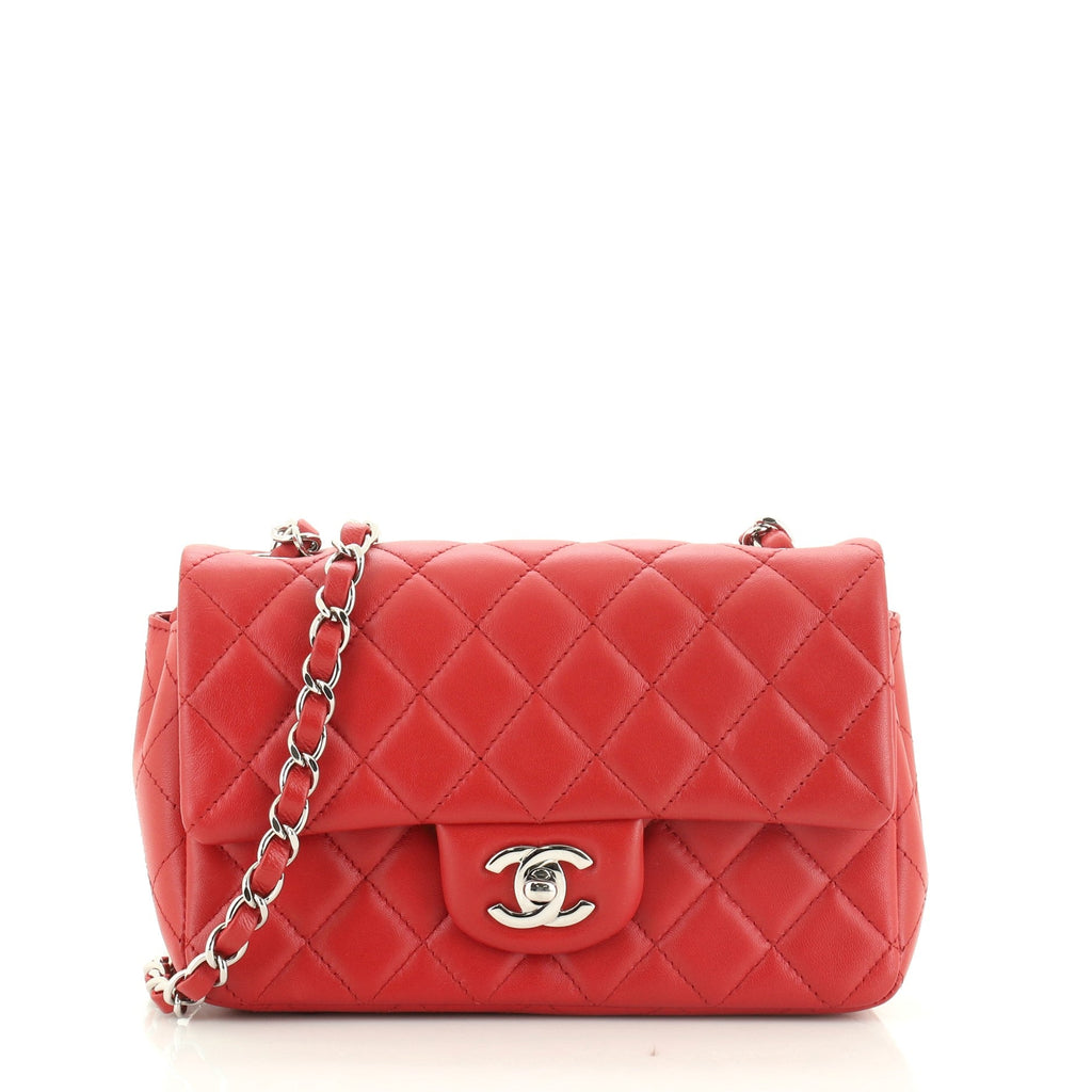 Classic Single Flap Bag Quilted Lambskin Mini