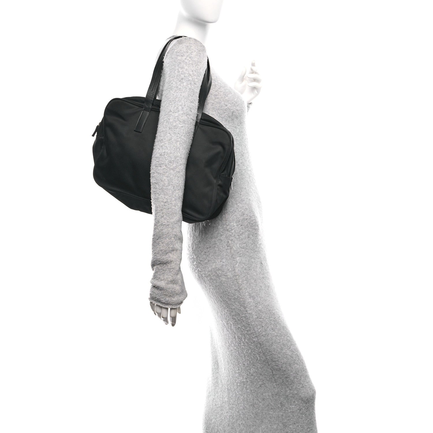 Nylon Vela Sport Mini Bag Black