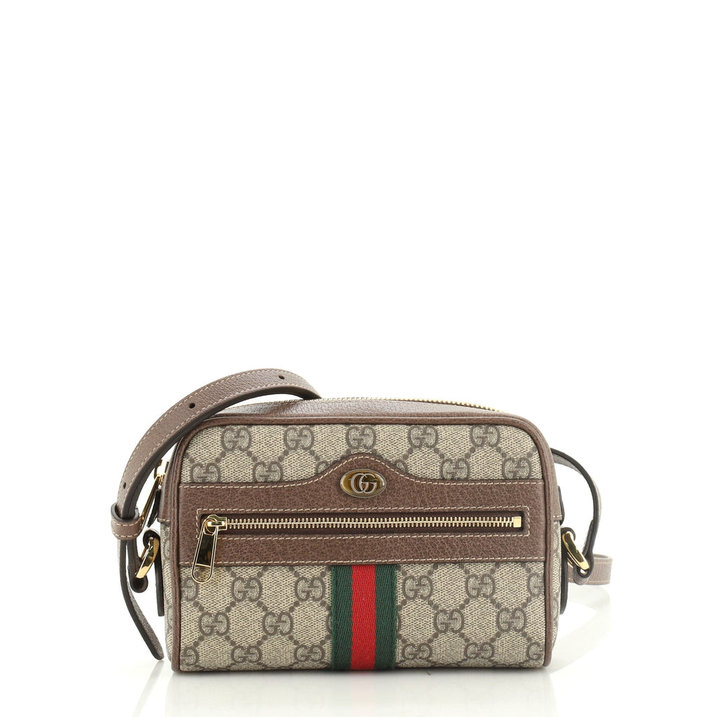 Ophidia Shoulder Bag GG Coated Canvas Mini