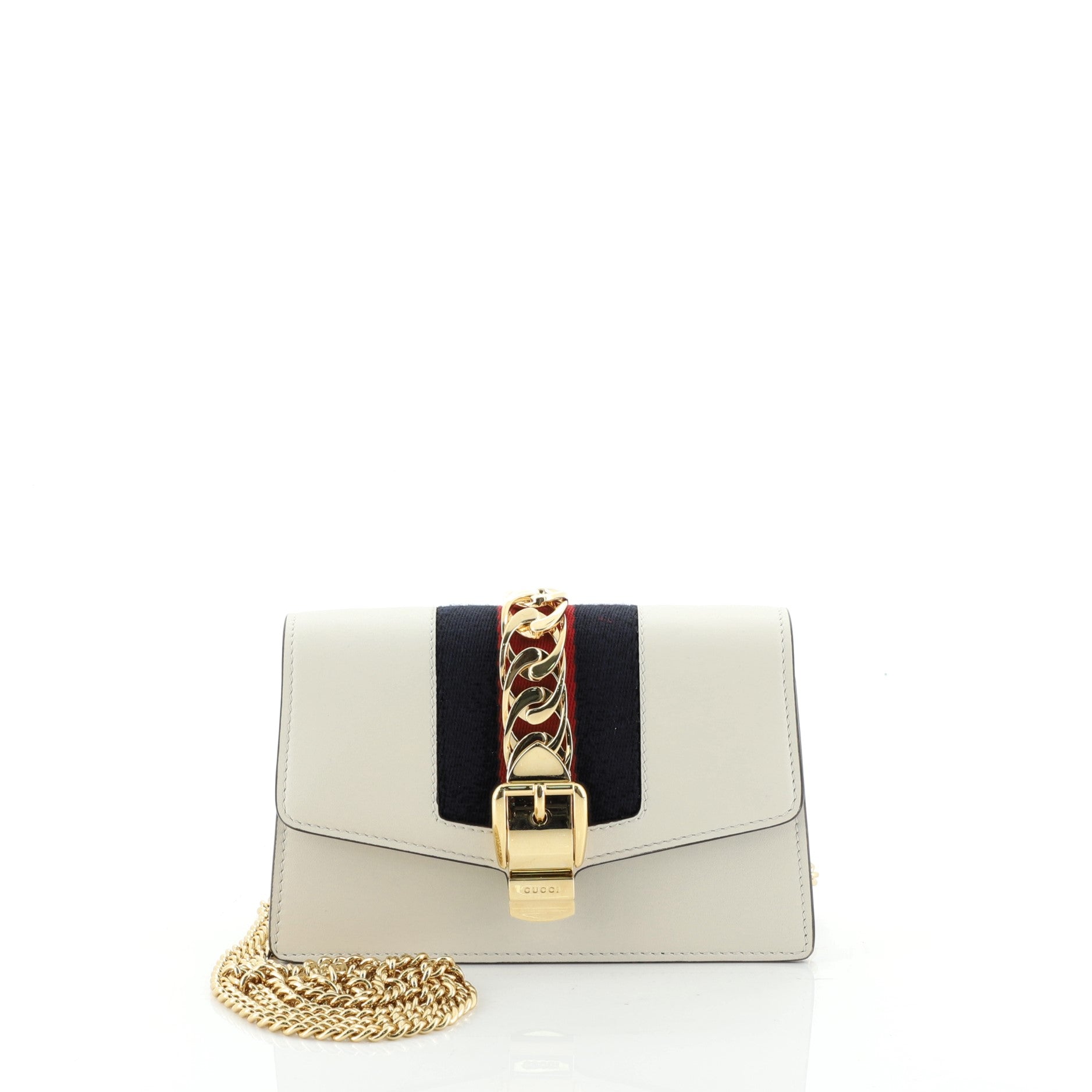 Sylvie Chain Shoulder Bag Leather Super Mini