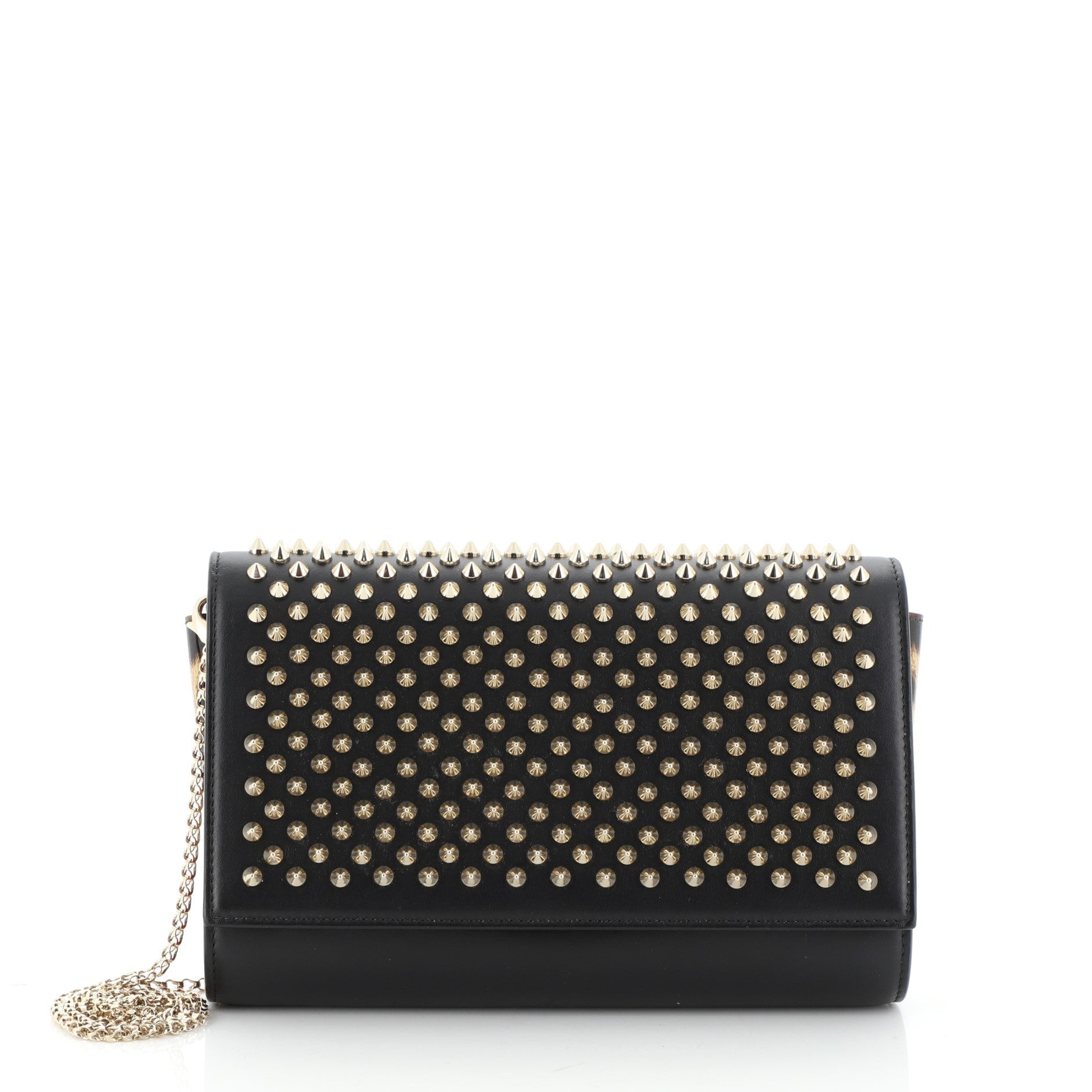 Paloma Clutch Spiked Leather