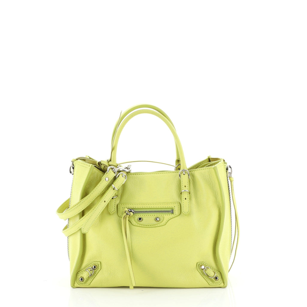 Papier A4 Zip Around Classic Studs Bag Leather Mini