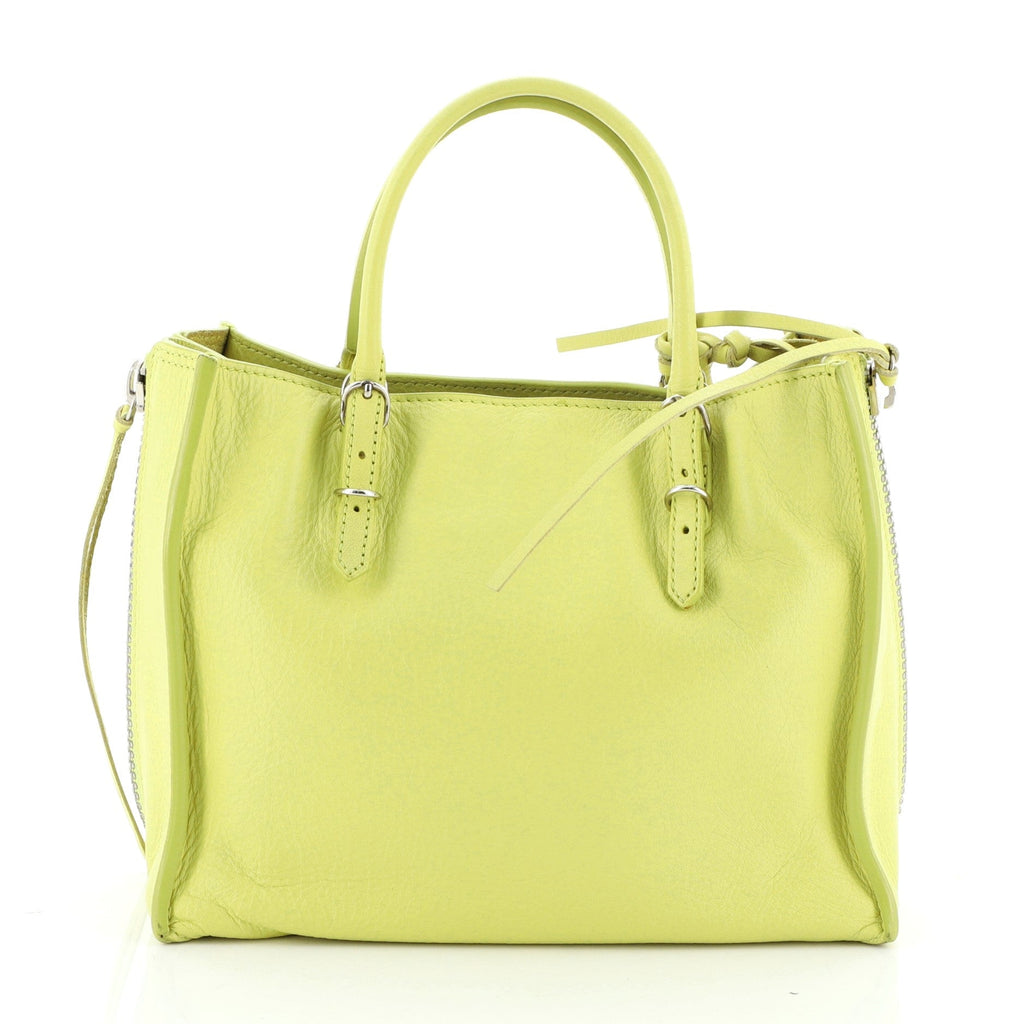 Papier A4 Zip Around Classic Studs Bag Leather Mini