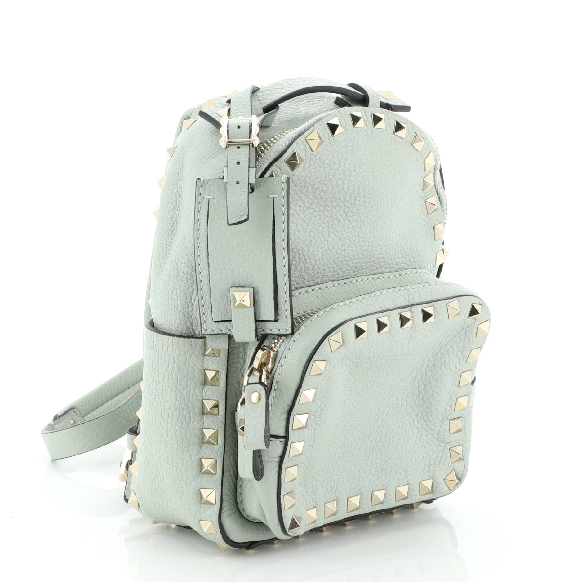 Rockstud Backpack Leather Mini
